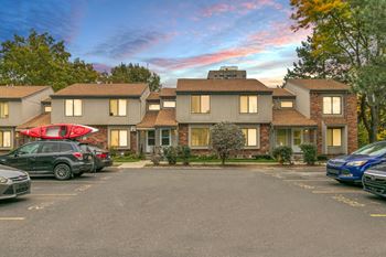 Clubhouse Exterior at The Village of Hyde Park, Michigan